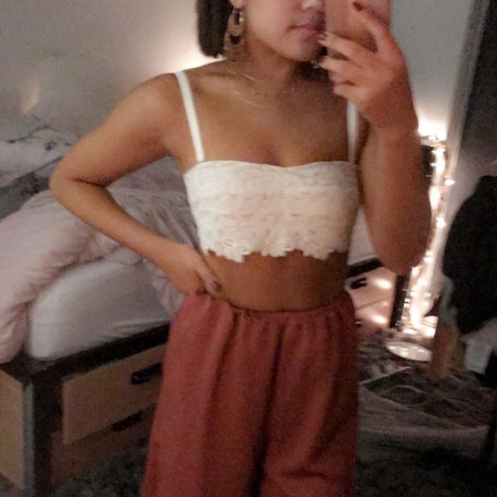 Lace Bandeau Bra Top